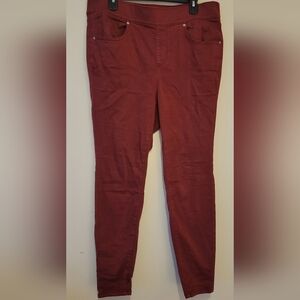 Lane Bryant Vibrant Burgundy Jeggings